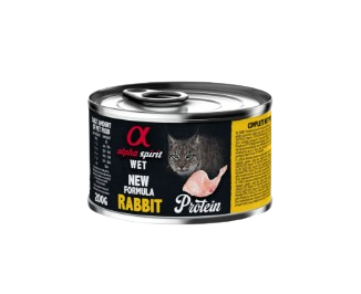 Las latas de Alpha Spirit de conejo y pollo para gatos les encantará. Descubre más productos en Shop Animal Spirit