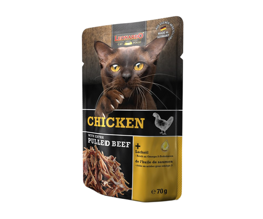 Leonardo Pollo y Extra Pulled Ternera