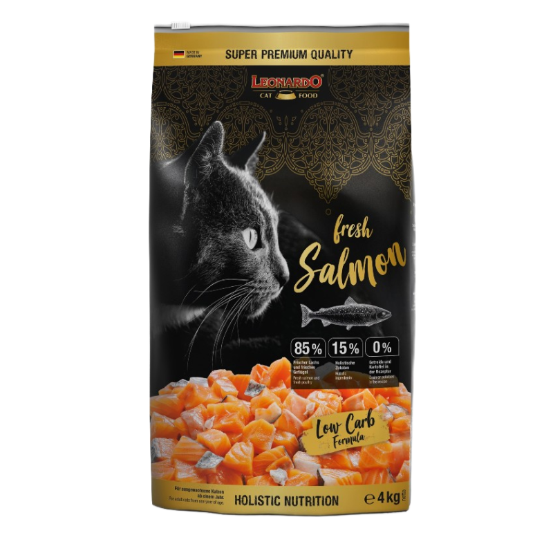 Pienso Leonardo Fresh de salmón y aves de corral para gatos