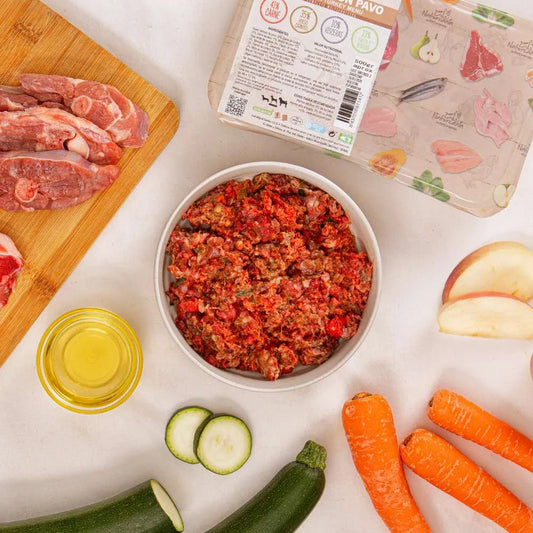 Naturcanin BARF - Menú Sardina y Pavo para perros