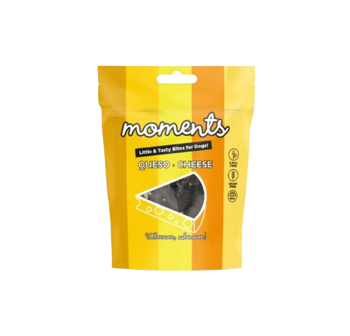 Los snacks de Moments son unos sabrosos premios que le encantarán a tu perro, hechos con ingredientes naturales por la marca española Dingo Natura.

Perfectos para juegos de olfato, ejercicios de adiestramiento o para dar un capricho a tu peludo.
Altos niveles de&nbsp;DHA para el correcto desarrollo mental.
Gran digestibilidad.
Ingredientes en su origen aptos para consumo humano.
Apto para perros de todos los tamaños.
Sin cereales ni transgénicos.
Tienda de mascotas Shop Animal Spirit en Toledo