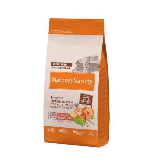 Nature´s Variety No Grain Sterilized Salmón (gatos)