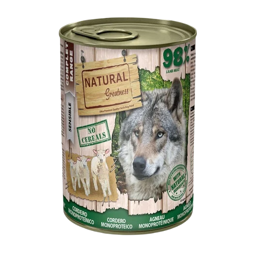 Natural Greatness Monoproteico - Lata Cordero