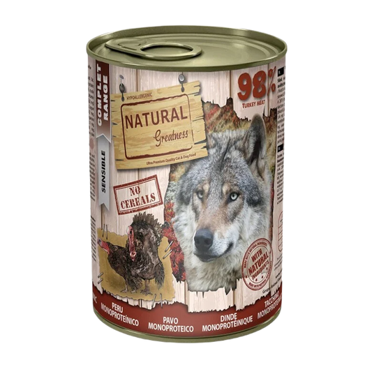 Natural Greatness Monoproteico - Lata Pavo