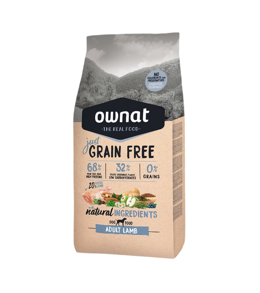 Ownat Just Grain Free Cordero 3kg