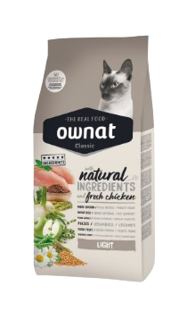 Ownat classic light para gatos es un alimento completo especial para gatos con tendencia al sobrepeso, siendo este bajo en grasas. Descubre más en Shop Animal Spirit