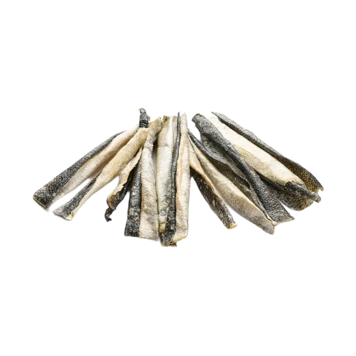 Piel de salmón para perros y gatos snack natural de pescado