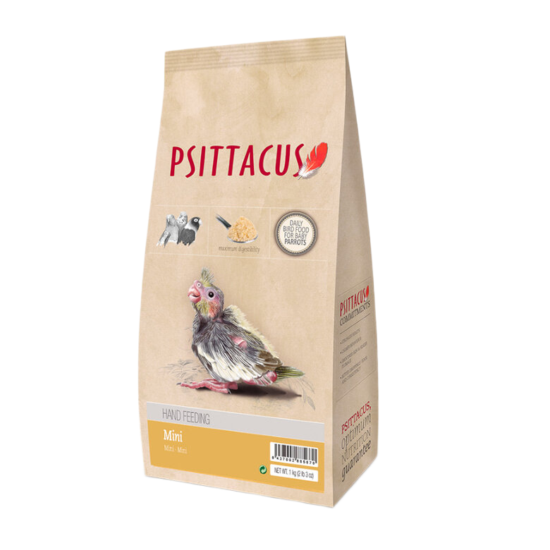 Psittacus Papilla Mini para aves pequeñas como agapornis, periquitos o ninfas, entre otros