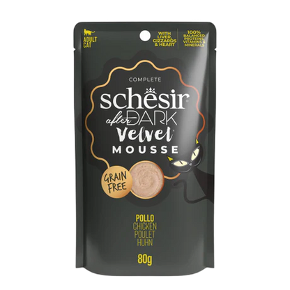 Schesir Cat After Dark Velvet Mousse Pollo (12x80g)