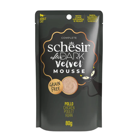 Schesir Cat After Dark Velvet Mousse Pollo (12x80g)