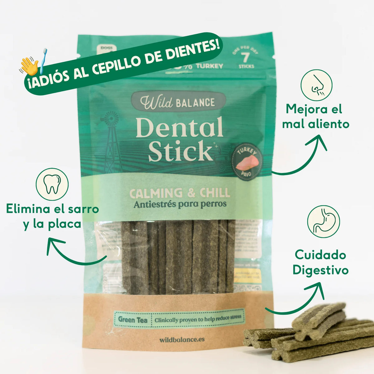 WILD BALANCE Stick dental Calming & Chill Antiestrés