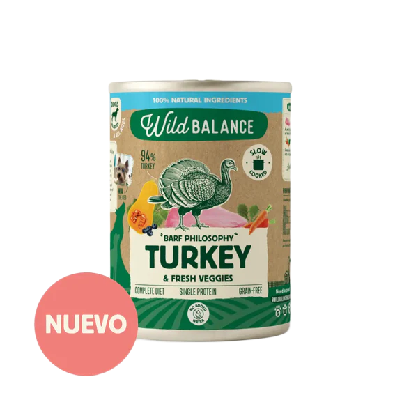 WILD BALANCE Filosofía BARF Lata Pavo