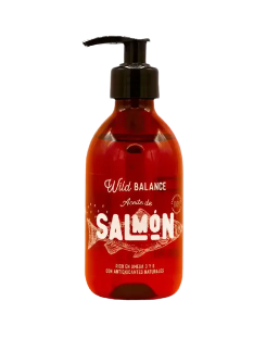 El aceite de salmón de Wild Balance es un suplemento natural de Omega 3 para perros y gatos que mantiene la piel y el pelo sanos, reduce picores e irritación por alergias al ser antiinflamatorio, refuerza el sistema inmune y el corazón. Shop Animal Spirit - Tienda de alimentación animal en Toledo. Envíos a domicilio.