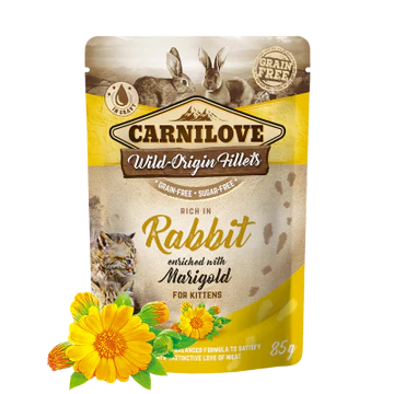 Carnilove Pouch Gato - Conejo y Caléndula