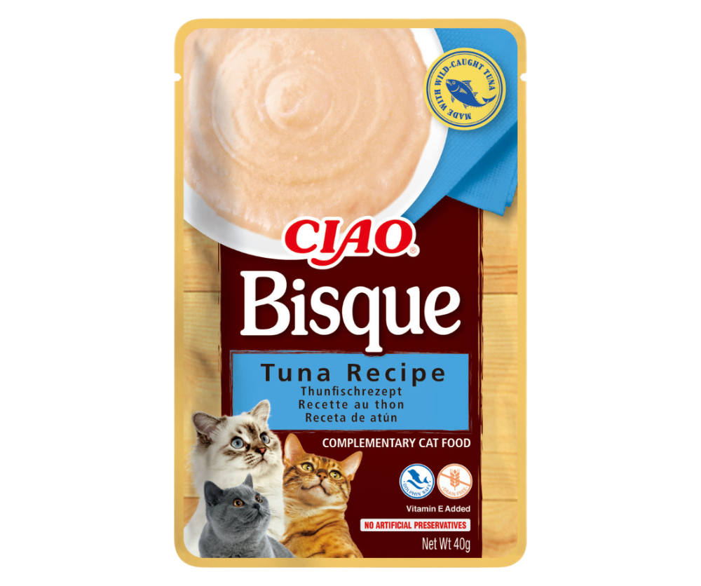 CIAO Bisque (puré) para gatos Atún