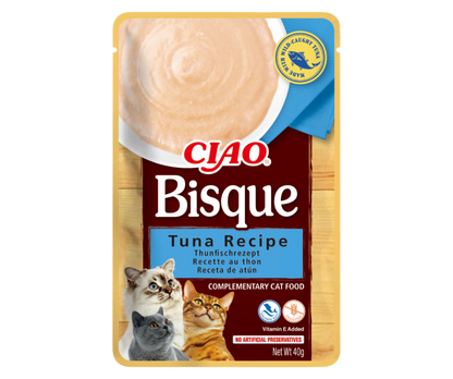 CIAO Bisque (puré) para gatos Atún