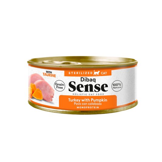 DIBAQ SENSE CAT Esterilizado Pavo con calabaza Grain Free