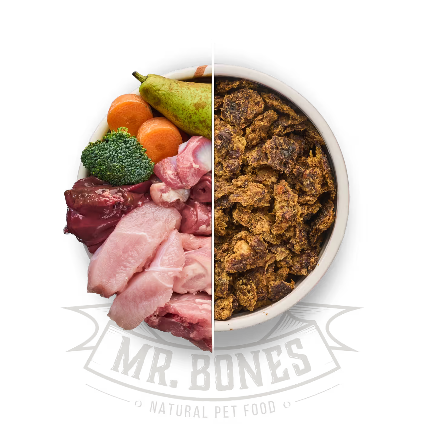 MR BONES Dry Barf Comida deshidratada de Pavo para perros