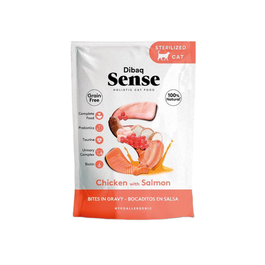 DIBAQ SENSE Bocaditos en Salsa Pollo con salmón