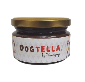 crema de cacahuete y algarroba con ingrediente 100% naturales aptos para tu perro y de consumo humano (no contiene chocolate). Rico en Omega 3 y 6 y otras vitaminas. Descubre más en Shop Animal Spirit.