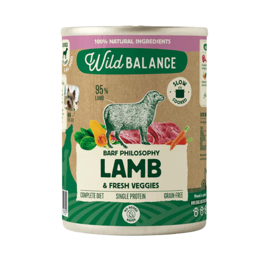 WILD BALANCE Filosofía BARF Lata Cordero