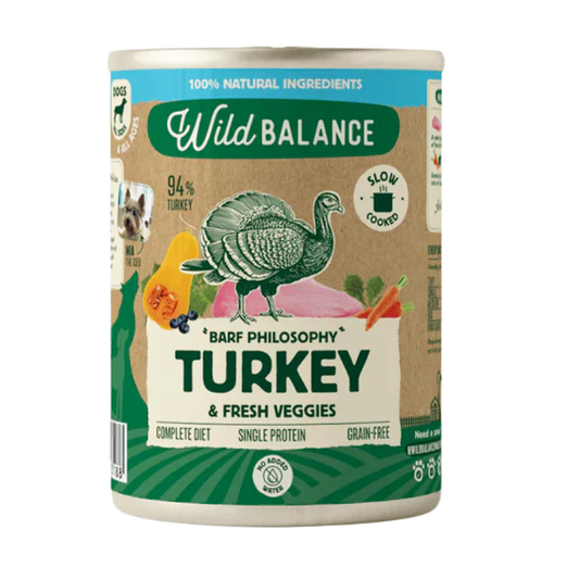 WILD BALANCE Filosofía BARF Lata Pavo