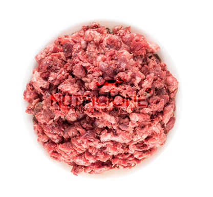 Nutricione BARF todo carne de toro es un alimento crudo triturado apto para perros y gatos. Descubre más alimentación natural en www.shopanimalspirit.com