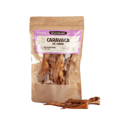 La caravaca de cabra de wild balance es un snack natural apto para perros y gatos. Descubre más en Shop Animal Spirit